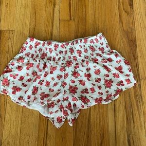 Rose high waisted stretchy shorts forever 21